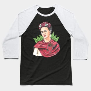 Frida Kahlo Baseball T-Shirt